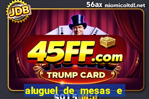 aluguel de mesas e cadeiras em betim